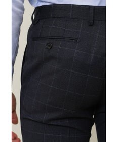 DAKS ウールチェックパンツ