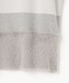 ANY SIS フェザーブロッキング ニット