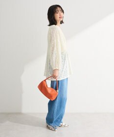 Green Parks メッシュレースタック入りプルオーバー