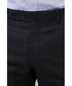 DAKS ウールチェックパンツ