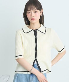 earth music&ecology 【予約】リブニットカーディガン