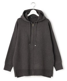 23区 L 【Lサイズ限定/洗える】ヴィスコースストレッチ ニット パーカー