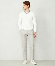 JOSEPH ABBOUD 【オーガニックコットン】JOE COTTONエアーパールリブ ニット