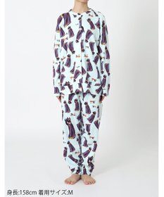 tsumori chisato SLEEP ツモリチサト パジャマ 長袖 長ズボン ミニ裏毛素材 レディース UDX572 /ワコール