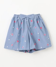 ANY KIDS 総柄刺繍 キュロット