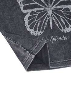 WEGO ヴィンテージウォッシュグラフィックリブT