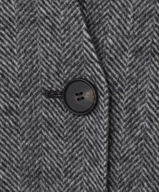 ICB WoolRever ノーカラーショートコート