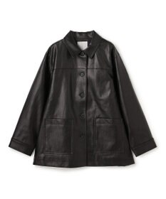 UNFILO L 【洗える】フェイクレザー ジャケット