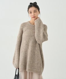 earth music&ecology ふわふわＭＩＸヤーンチュニック