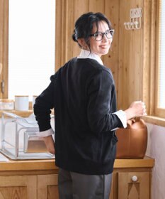 WEGO 【WEB限定/2025年秋冬新作//洗濯OK/毛玉レス/MLXLサイズ展開/オフィス/カジュアル】ベーシックニットカーディガン