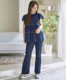 組曲 KIDS 【150-160㎝】 ドットティアードチュニック