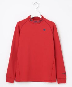 PW CIRCULUS 【WOMEN】【ストレッチ/軽量】バックロゴ 長袖 モックネック シャツ