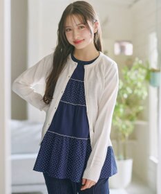 組曲 KIDS 【150-160㎝】 ドットティアードチュニック