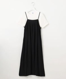 J.PRESS LADIES 【WEB限定・洗える】キャミワンピース カットソー ツインセット