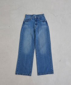 WEGO 【ANGIE VINTAGE/SMLサイズ展開】ワイドストレートデニムパンツ