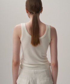 ATON FRESCA CIRCULAR RIB | タンクトップ