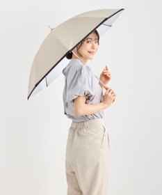 MOONBAT Fuwacool(フワクール) フワクールホワイト 晴雨兼用日傘 折りたたみ傘 プレーングログラン 軽量 一級遮光／遮熱／UV