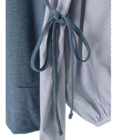 Green Parks 布帛ドッキング脇リボンプルオーバー