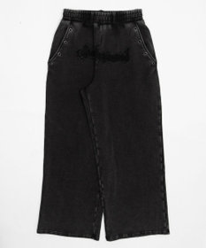 WEGO 【ウエストゴム/ユニセックス着用ITEM】ブリーチハトメスウェットパンツ