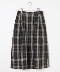 J.PRESS LADIES S ハイマルチタフタ チェック フレアスカート