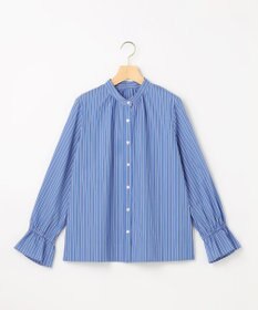 組曲 【先行予約・2WAY】エアリーシャーティングフリル襟 ブラウス