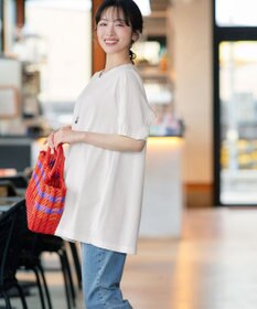 Tiaclasse L 【おのののかさん着用】「サマケア」バックヨークフリルチュニック