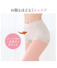 BRADELIS New York 【BRADELIS NewYork peace】すっぽりフィット綿混一分丈ショーツ25 深め 伸縮性抜群 ボーイレッグ