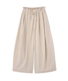 Green Parks ウエストフリルワイドコクーンパンツ