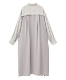 YECCA VECCA カーゴデザイン配色シャツワンピース