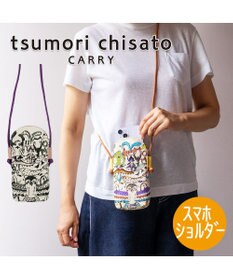 tsumori chisato CARRY ムーンライトアニマル モバイルケース スマホケース スマホショルダー