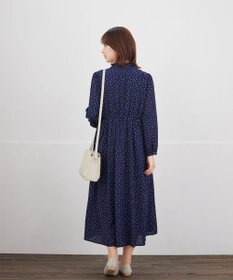 Tiaclasse 襟フリルリボンワンピース