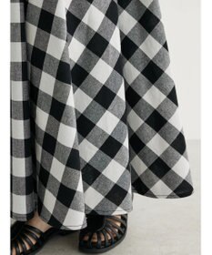 Green Parks ・ｆｕｒｒｙ　ｒａｔｅ　ギンガムバイアススカート