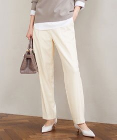 自由区 ウールサキソニーテーパード パンツ