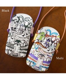 tsumori chisato CARRY ムーンライトアニマル モバイルケース スマホケース スマホショルダー