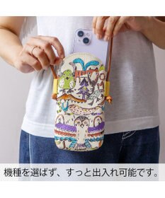 tsumori chisato CARRY ムーンライトアニマル モバイルケース スマホケース スマホショルダー