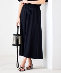 ICB 【接触冷感・UVカット・速乾・洗える】マットスキューバ フレアスカート