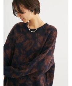 Green Parks ・ＳＵＧＡＲ　ＳＰＯＯＮ　フラワーシャギーニット