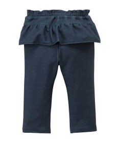 MIKI HOUSE HOT BISCUITS 【80-120cm】 フリル付きストレッチデニムパンツ