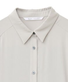 YECCA VECCA カーゴデザイン配色シャツワンピース