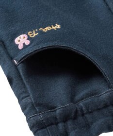 MIKI HOUSE HOT BISCUITS 【80-120cm】 フリル付きストレッチデニムパンツ