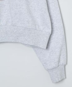 WEGO Vネックラインリブショートスウェット