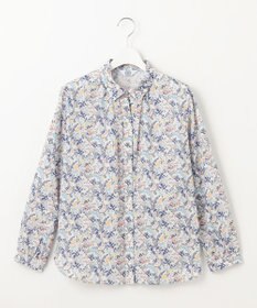 J.PRESS LADIES S 【洗える】Liberty シャツカラー スキッパー ブラウス