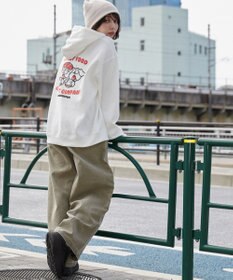 WEGO リラックスフィットTHEBOYグラフィックパーカー