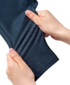 MIKI HOUSE HOT BISCUITS 【80-120cm】 フリル付きストレッチデニムパンツ