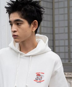 WEGO リラックスフィットTHEBOYグラフィックパーカー