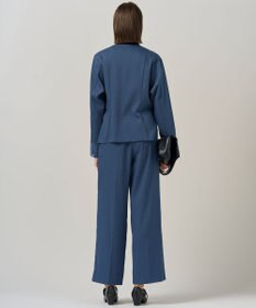 ICB 【CLASSY.掲載・裏起毛】 ウォームサテン カーディガンブラウス