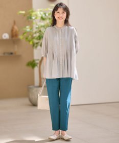 ANY ピンタックブラウス