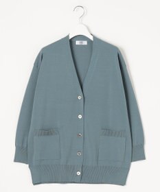 J.PRESS LADIES L 【洗える】 Co/Peライト Vネック ロング カーディガン