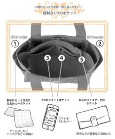 ROOTOTE 1332【仕切り+自立+撥水】LT.デリ.パルーティ.キルト-C