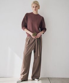自由区 【カトリエムブーケ】　Nouvelle silhouette タックパンツ